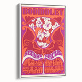 Vintage Bo Diddley Retinal Circus Poster 1975 - Retro Music Art