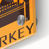 Retro Istanbul Turkey Travel Poster | Vintage Art Print of Istanbul