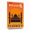 Retro Istanbul Turkey Travel Poster | Vintage Art Print of Istanbul
