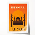 Retro Istanbul Turkey Travel Poster | Vintage Art Print of Istanbul