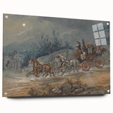 Historic Realism Art | The London Dumphries Royal Mail Coach Scene Print