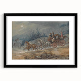 Historic Realism Art | The London Dumphries Royal Mail Coach Scene Print