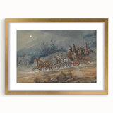 Historic Realism Art | The London Dumphries Royal Mail Coach Scene Print