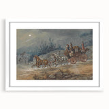 Historic Realism Art | The London Dumphries Royal Mail Coach Scene Print