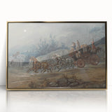 Historic Realism Art | The London Dumphries Royal Mail Coach Scene Print