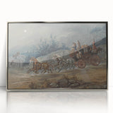 Historic Realism Art | The London Dumphries Royal Mail Coach Scene Print