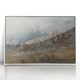 Historic Realism Art | The London Dumphries Royal Mail Coach Scene Print