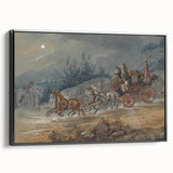 Historic Realism Art | The London Dumphries Royal Mail Coach Scene Print