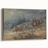 Historic Realism Art | The London Dumphries Royal Mail Coach Scene Print