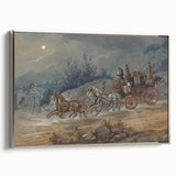 Historic Realism Art | The London Dumphries Royal Mail Coach Scene Print