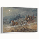 Historic Realism Art | The London Dumphries Royal Mail Coach Scene Print