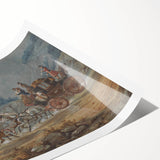 Historic Realism Art | The London Dumphries Royal Mail Coach Scene Print