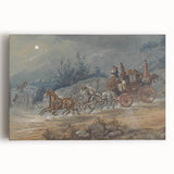 Historic Realism Art | The London Dumphries Royal Mail Coach Scene Print