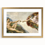 Michelangelo Buonarroti: The Creation of Adam Renaissance Art Print
