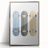 Skateboard Wall Art - Boys Room Wall Art Kids Wall Art Prints