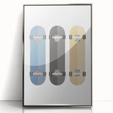 Skateboard Wall Art - Boys Room Wall Art Kids Wall Art Prints