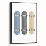 Skateboard Wall Art - Boys Room Wall Art Kids Wall Art Prints