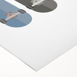 Skateboard Wall Art - Boys Room Wall Art Kids Wall Art Prints