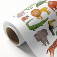 Kids Educational Wall Art - Wild Animals Learning Print