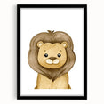 Adorable Lion Nursery Wall Art - Baby Room Decor for Kids