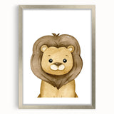 Adorable Lion Nursery Wall Art - Baby Room Decor for Kids