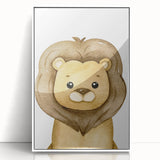 Adorable Lion Nursery Wall Art - Baby Room Decor for Kids