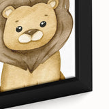 Adorable Lion Nursery Wall Art - Baby Room Decor for Kids