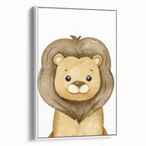 Adorable Lion Nursery Wall Art - Baby Room Decor for Kids
