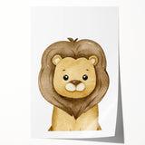 Adorable Lion Nursery Wall Art - Baby Room Decor for Kids