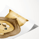 Adorable Lion Nursery Wall Art - Baby Room Decor for Kids