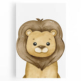 Adorable Lion Nursery Wall Art - Baby Room Decor for Kids