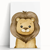 Adorable Lion Nursery Wall Art - Baby Room Decor for Kids