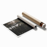 Extra large rolled print featuring autumnal floral art in warm tones, ideal for classy bathroom or large living room decor.