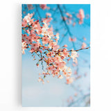 Black and white large art canvas featuring a minimalist design of spring trees, ideal for kitchen wall art.