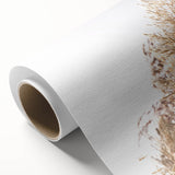 Art deco poster of summer season with vibrant yellow and green colors on rolled canvas, ideal for nursery wall art.