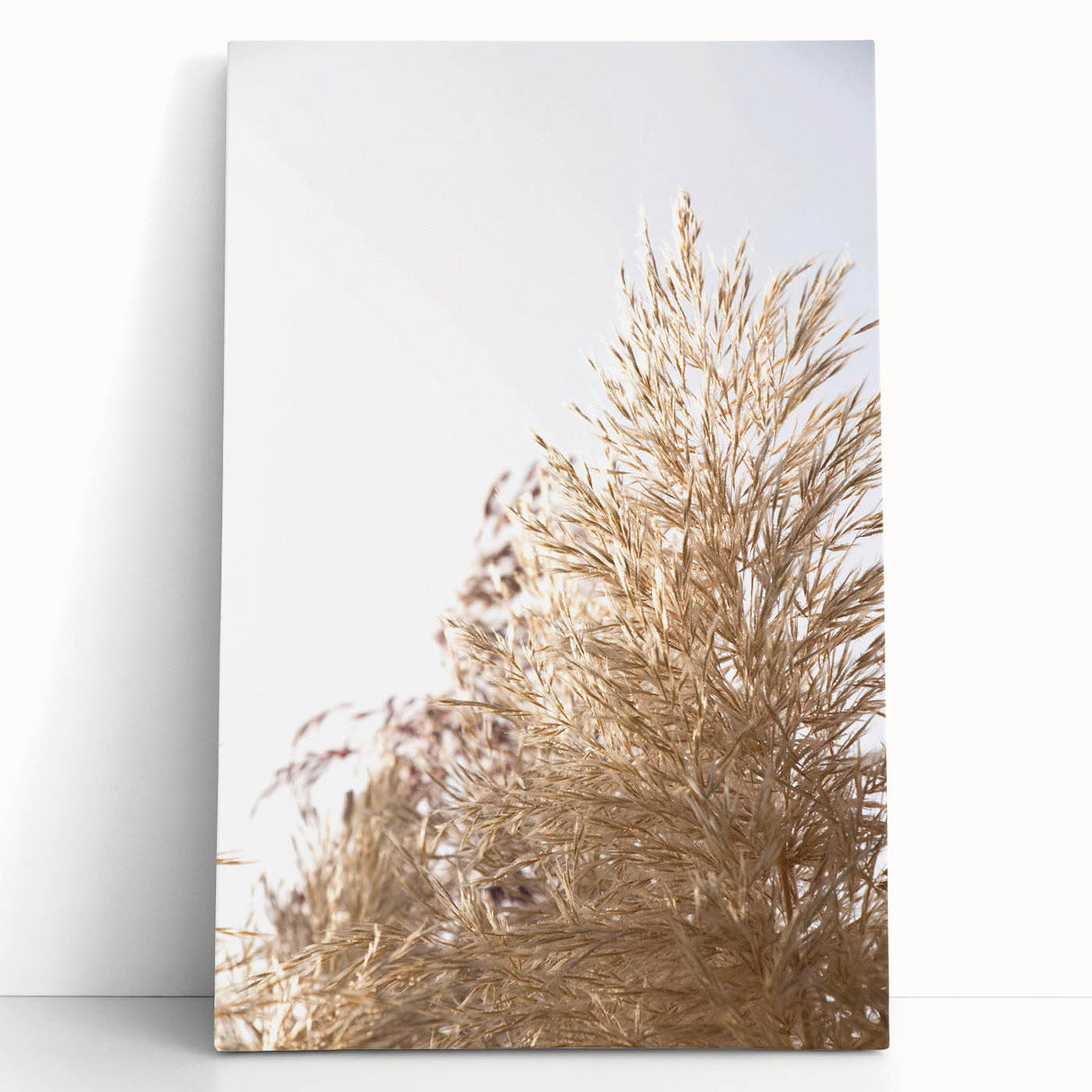 Large black and white stretched canvas featuring a minimalist summer tree design, ideal for kitchen wall art.