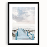 Extra large abstract art print featuring a textured, colorful design on canvas, ideal for living room decor.