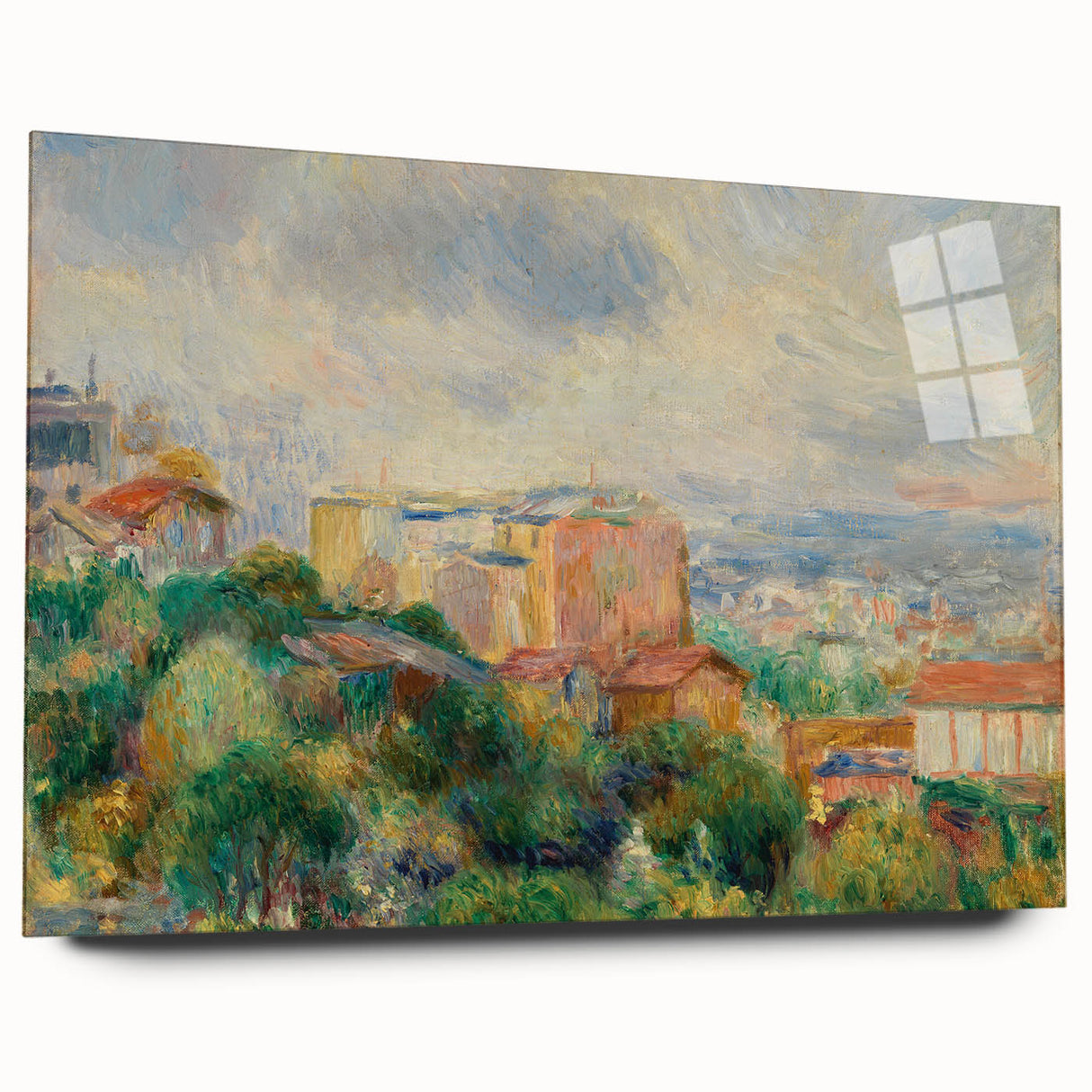 Renoir's View from Montmartre - French Impressionist Wall Art
