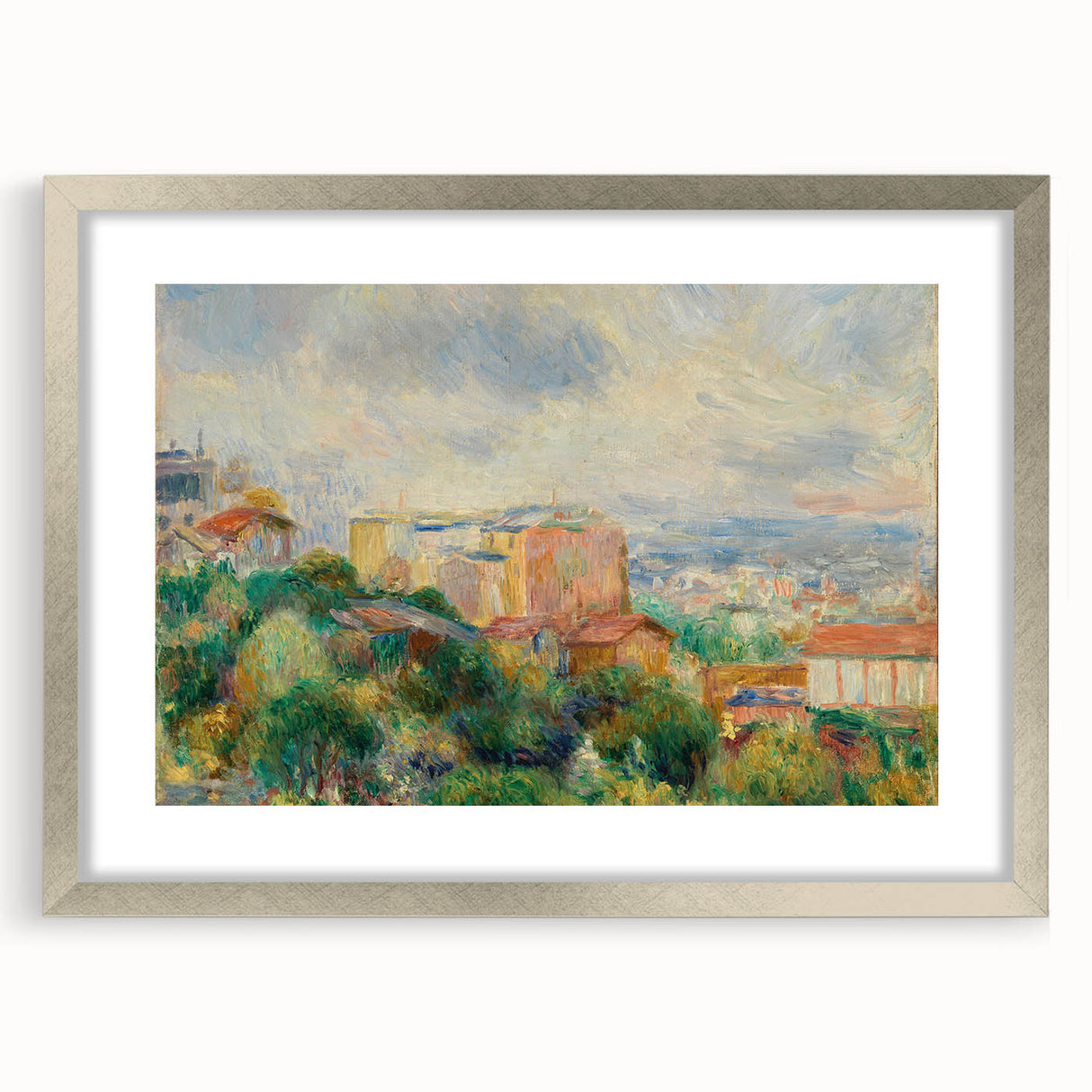 Renoir's View from Montmartre - French Impressionist Wall Art