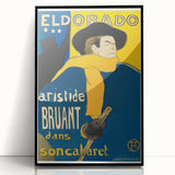 Aristide Bruant Modern Wall Art – Vintage Cabaret Poster