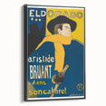 Aristide Bruant Modern Wall Art – Vintage Cabaret Poster