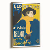Aristide Bruant Modern Wall Art – Vintage Cabaret Poster