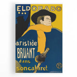 Aristide Bruant Modern Wall Art – Vintage Cabaret Poster