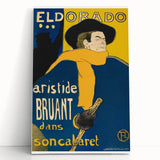 Aristide Bruant Modern Wall Art – Vintage Cabaret Poster