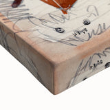 Modern Wall Art: Playful Watercolor Scene with Warm and Bright Tones