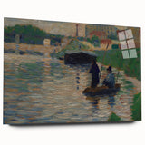 Seurat’s View of the Seine - Impressionist River Landscape Wall Art
