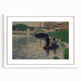 Seurat’s View of the Seine - Impressionist River Landscape Wall Art