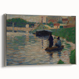 Seurat’s View of the Seine - Impressionist River Landscape Wall Art