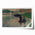 Seurat’s View of the Seine - Impressionist River Landscape Wall Art