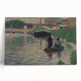 Seurat’s View of the Seine - Impressionist River Landscape Wall Art